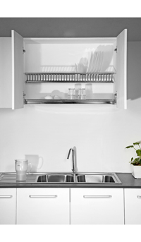 DISH RACK WITH DRIP TRAY